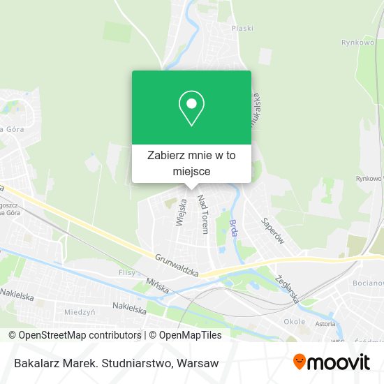 Mapa Bakalarz Marek. Studniarstwo