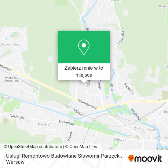 Mapa Usługi Remontowo-Budowlane Sławomir Parzęcki