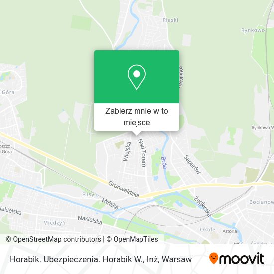 Mapa Horabik. Ubezpieczenia. Horabik W., Inż