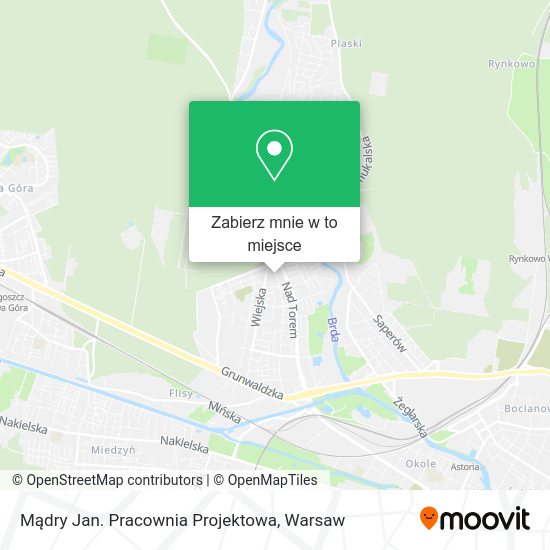 Mapa Mądry Jan. Pracownia Projektowa