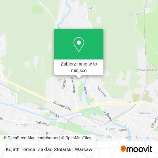 Mapa Kujath Teresa. Zakład Stolarski