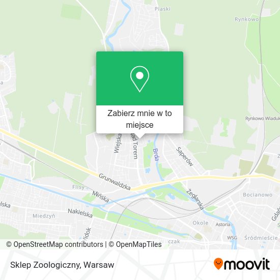 Mapa Sklep Zoologiczny