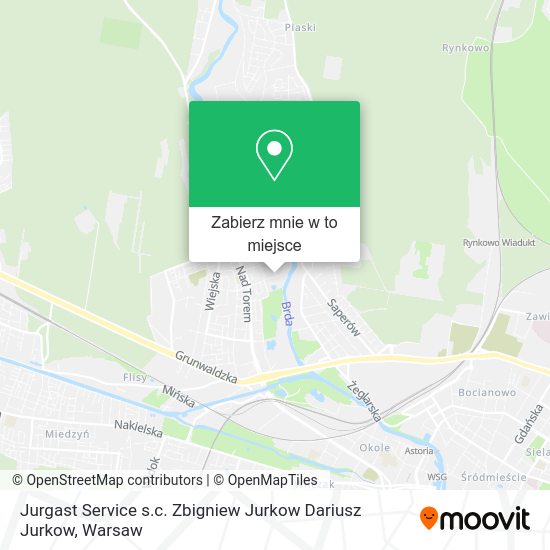 Mapa Jurgast Service s.c. Zbigniew Jurkow Dariusz Jurkow