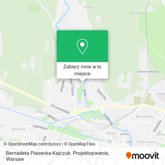 Mapa Bernadeta Piasecka-Kajczuk. Projektopwanie