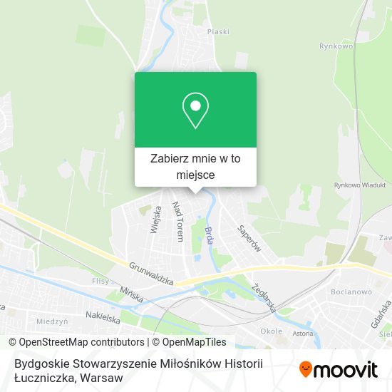 Mapa Bydgoskie Stowarzyszenie Miłośników Historii Łuczniczka