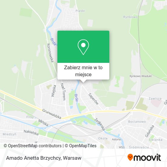 Mapa Amado Anetta Brzychcy