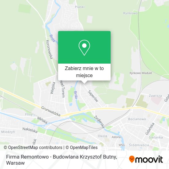 Mapa Firma Remontowo - Budowlana Krzysztof Butny