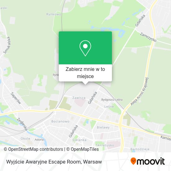 Mapa Wyjście Awaryjne Escape Room