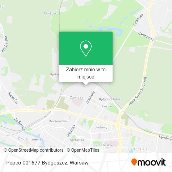 Mapa Pepco 001677 Bydgoszcz