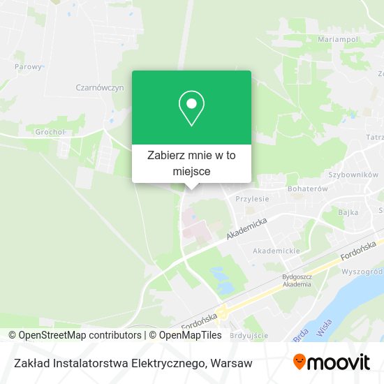 Mapa Zakład Instalatorstwa Elektrycznego