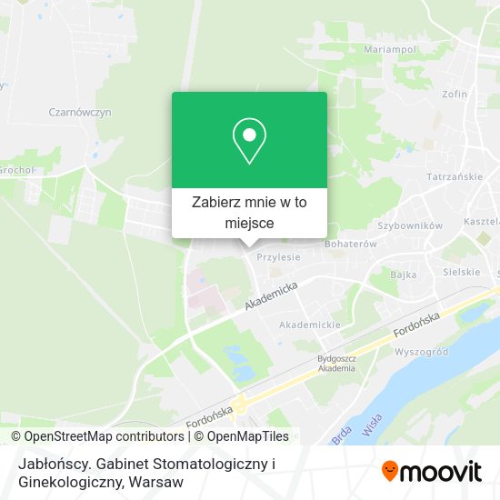 Mapa Jabłońscy. Gabinet Stomatologiczny i Ginekologiczny