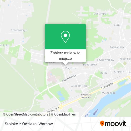 Mapa Stoisko z Odzieza