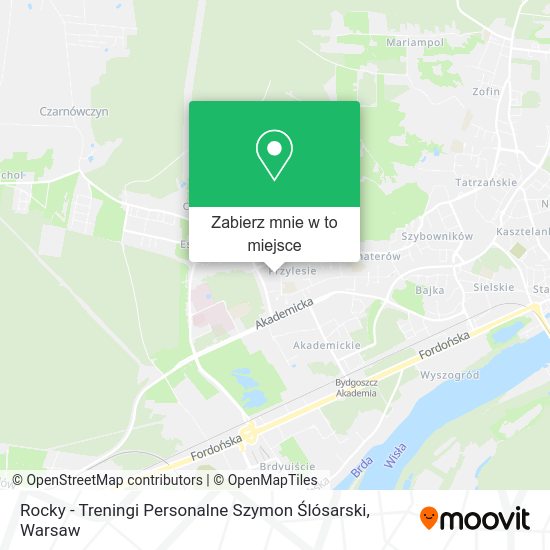 Mapa Rocky - Treningi Personalne Szymon Ślósarski