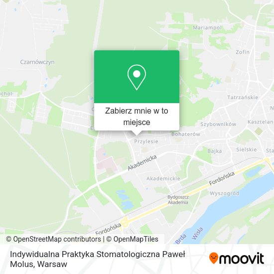 Mapa Indywidualna Praktyka Stomatologiczna Paweł Molus