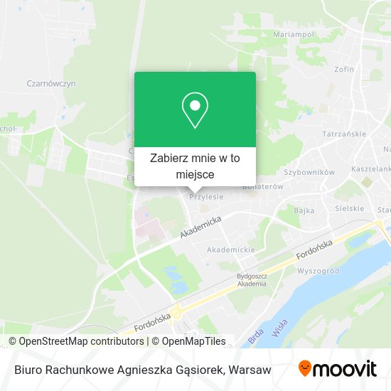 Mapa Biuro Rachunkowe Agnieszka Gąsiorek