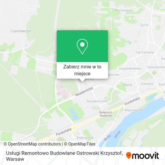 Mapa Usługi Remontowo Budowlane Ostrowski Krzysztof