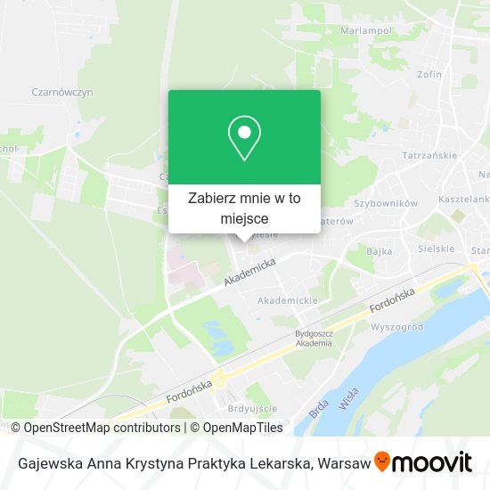 Mapa Gajewska Anna Krystyna Praktyka Lekarska