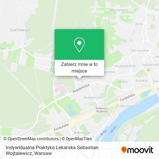 Mapa Indywidualna Praktyka Lekarska Sebastian Wojtalewicz