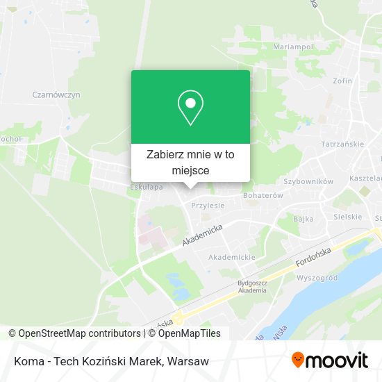 Mapa Koma - Tech Koziński Marek