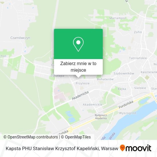 Mapa Kapsta PHU Stanisław Krzysztof Kapeliński