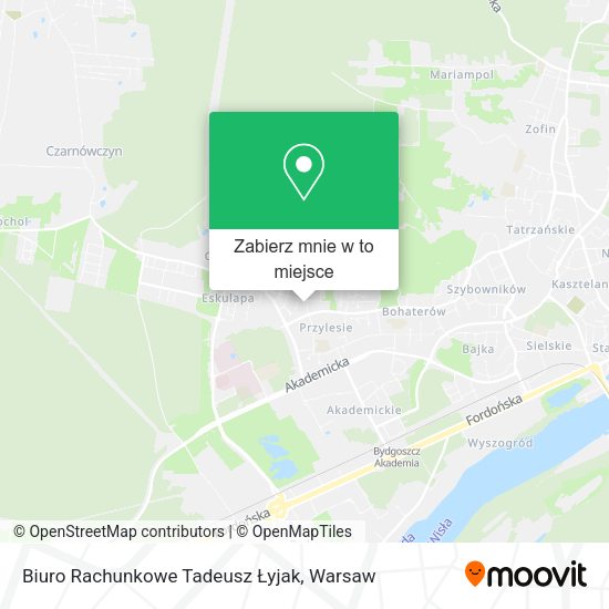 Mapa Biuro Rachunkowe Tadeusz Łyjak