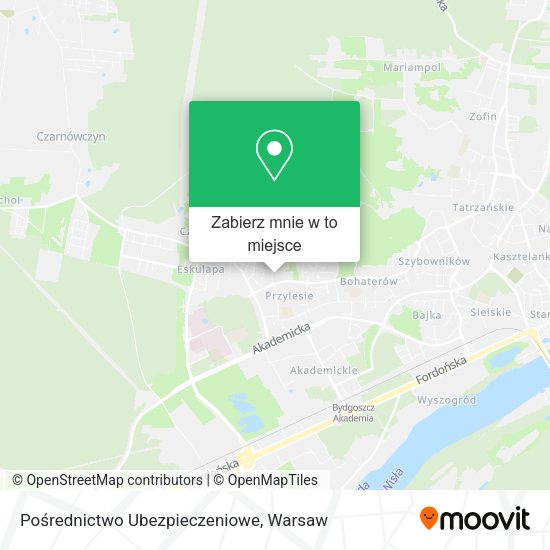 Mapa Pośrednictwo Ubezpieczeniowe