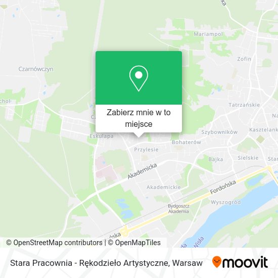 Mapa Stara Pracownia - Rękodzieło Artystyczne