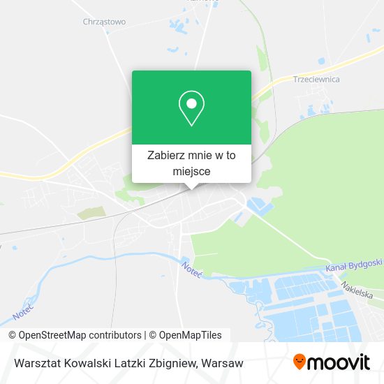 Mapa Warsztat Kowalski Latzki Zbigniew