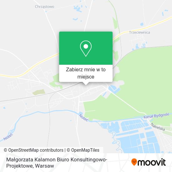 Mapa Małgorzata Kalamon Biuro Konsultingowo-Projektowe