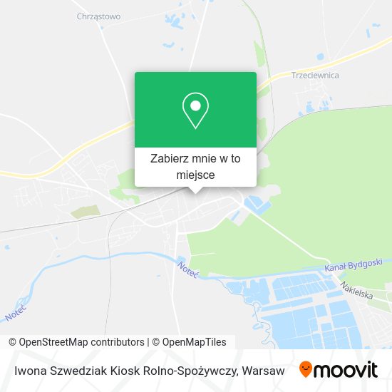 Mapa Iwona Szwedziak Kiosk Rolno-Spożywczy