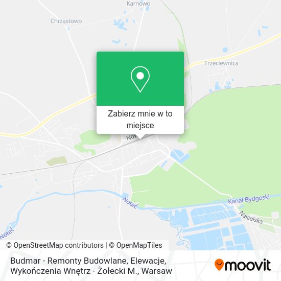 Mapa Budmar - Remonty Budowlane, Elewacje, Wykończenia Wnętrz - Żołecki M.