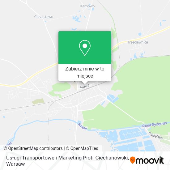 Mapa Usługi Transportowe i Marketing Piotr Ciechanowski