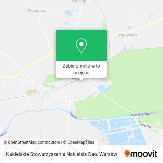 Mapa Nakielskie Stowarzyszenie Nakielsis Deo