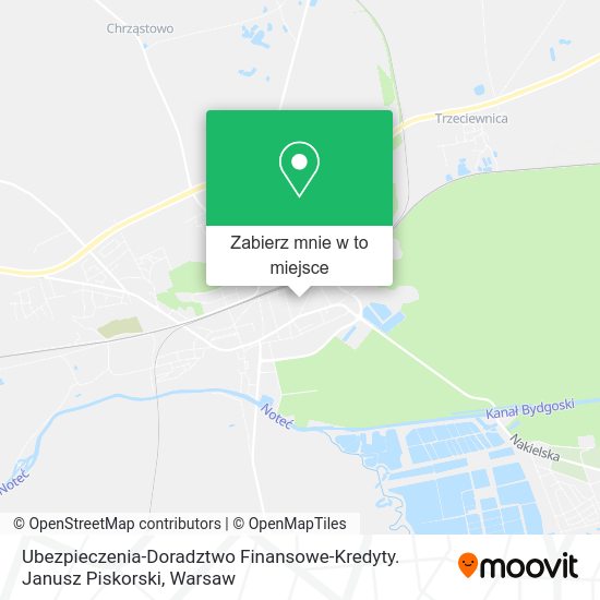 Mapa Ubezpieczenia-Doradztwo Finansowe-Kredyty. Janusz Piskorski