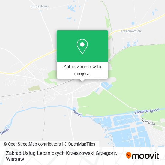 Mapa Zakład Usług Leczniczych Krzeszowski Grzegorz