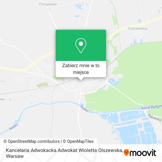 Mapa Kancelaria Adwokacka Adwokat Wioletta Olszewska