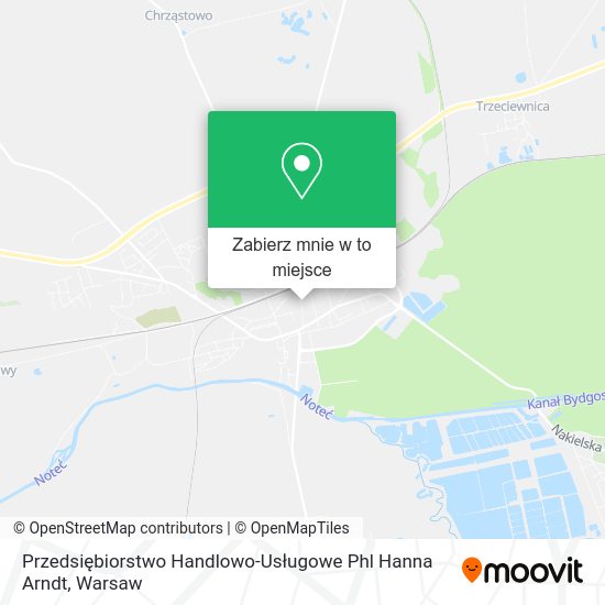 Mapa Przedsiębiorstwo Handlowo-Usługowe Phl Hanna Arndt