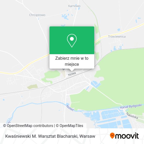 Mapa Kwaśniewski M. Warsztat Blacharski