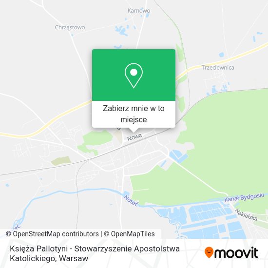 Mapa Księża Pallotyni - Stowarzyszenie Apostolstwa Katolickiego