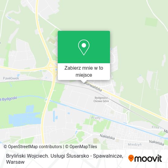 Mapa Bryliński Wojciech. Usługi Ślusarsko - Spawalnicze