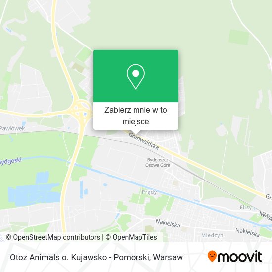 Mapa Otoz Animals o. Kujawsko - Pomorski