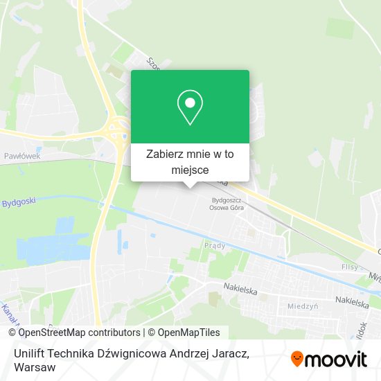 Mapa Unilift Technika Dźwignicowa Andrzej Jaracz