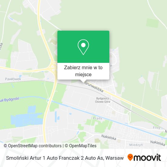 Mapa Smoliński Artur 1 Auto Franczak 2 Auto As