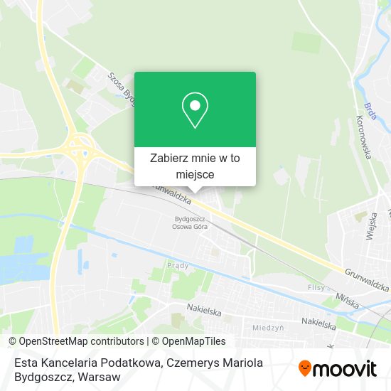 Mapa Esta Kancelaria Podatkowa, Czemerys Mariola Bydgoszcz