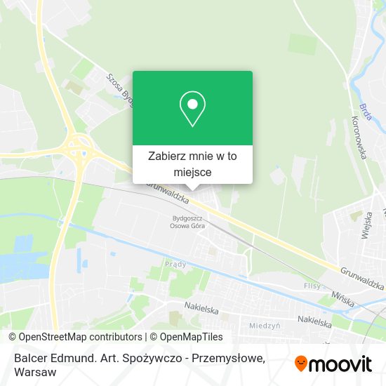 Mapa Balcer Edmund. Art. Spożywczo - Przemysłowe