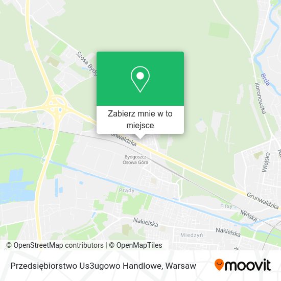 Mapa Przedsiębiorstwo Us3ugowo Handlowe