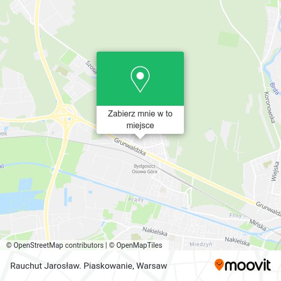 Mapa Rauchut Jarosław. Piaskowanie