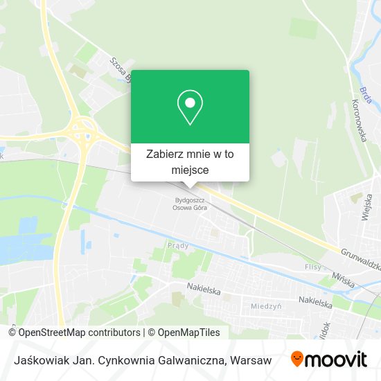 Mapa Jaśkowiak Jan. Cynkownia Galwaniczna