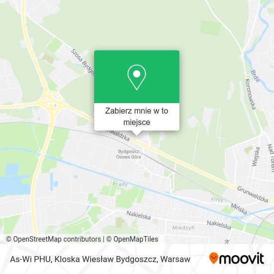 Mapa As-Wi PHU, Kloska Wiesław Bydgoszcz