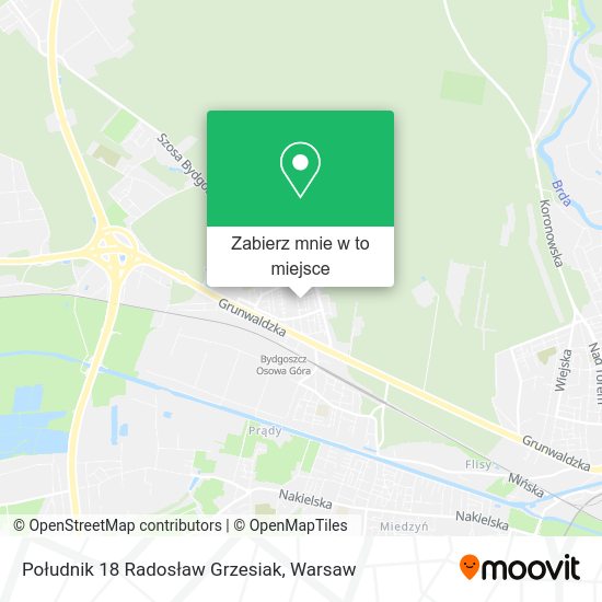 Mapa Południk 18 Radosław Grzesiak